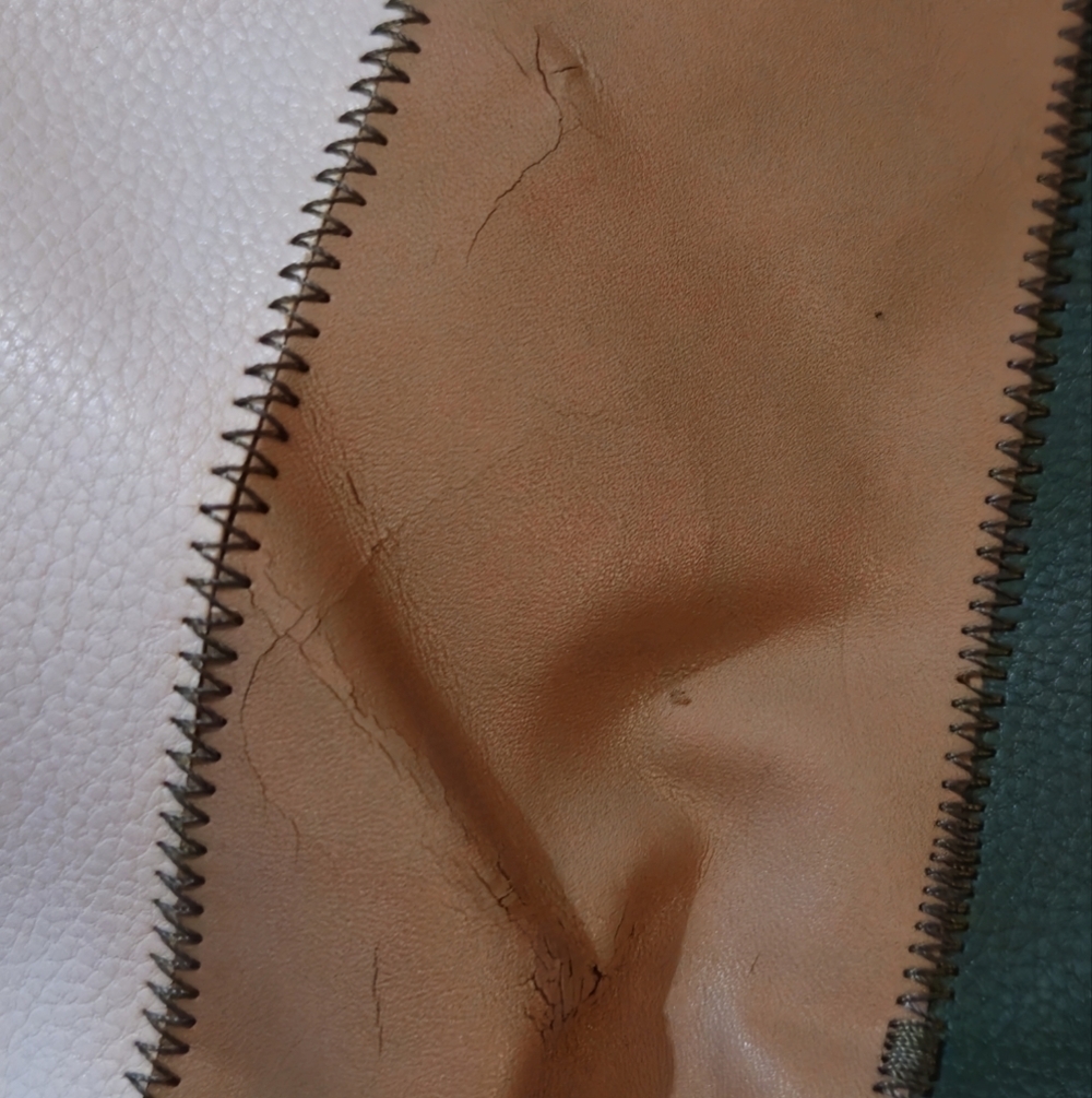 Solongon Blue, Green, Tan, & Cream Striped Women's Shoulder Bag - Picture 11 of 13